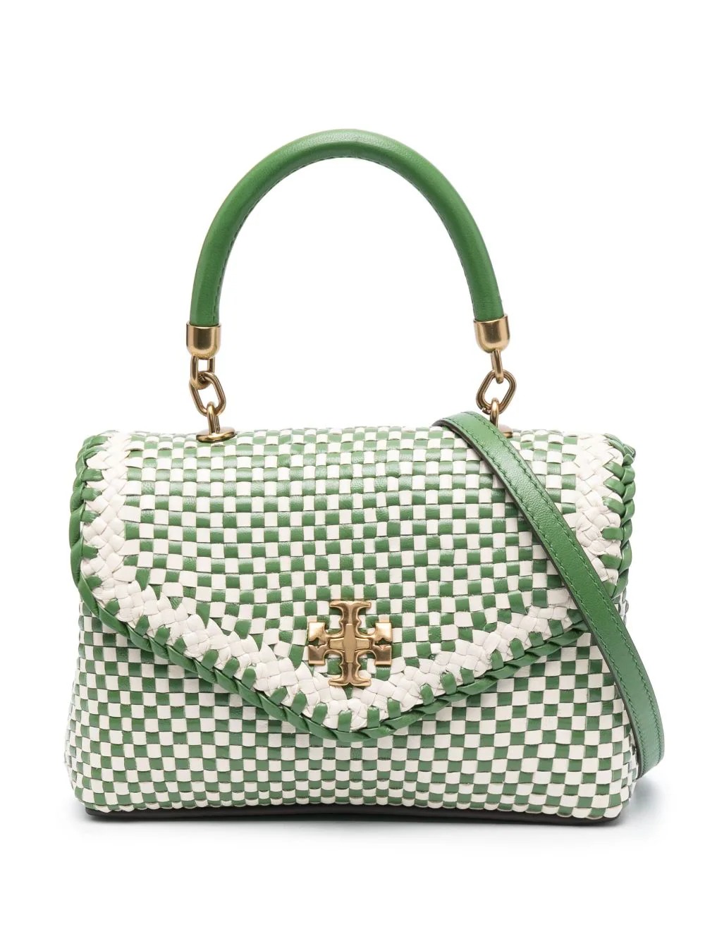 Monstera Kira Chevron Woven Hand Bag